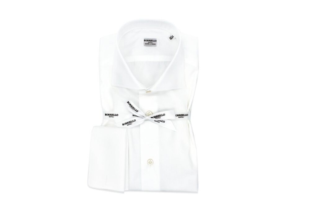 Camicia bianca polso gemello