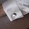 Camicia bianca polso gemello - immagine 3