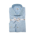 Camicia a righe 100% cotone